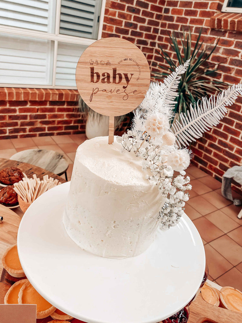 Baby Shower Cake Topper – The Little Details Design Boutique